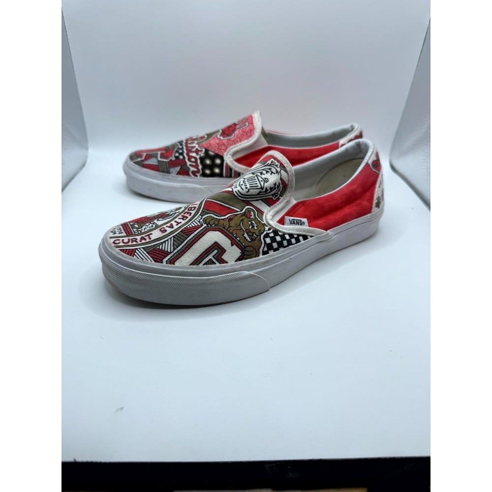 Vans Off The Wall 721356 Mens 7 College of Charleston Multicolor Skate Shoes